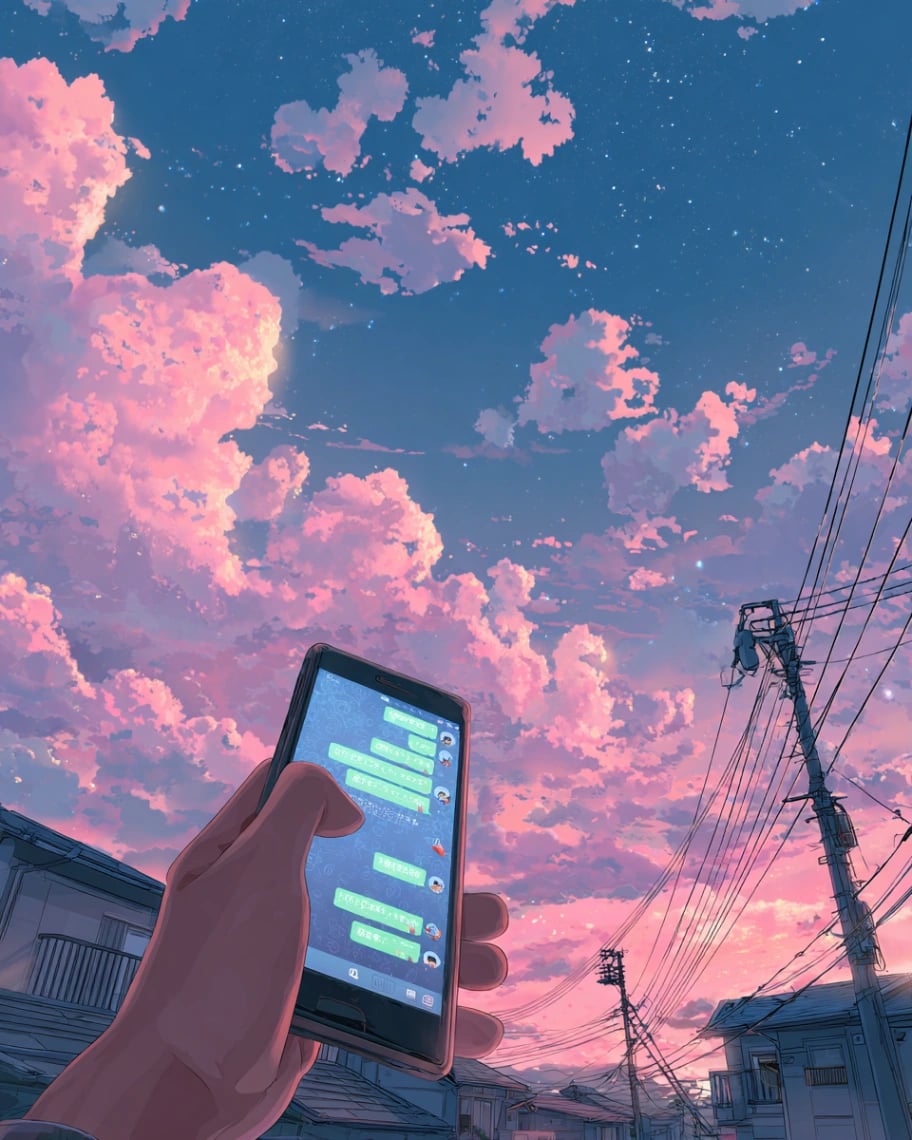 恋愛シミュレーション：気になる彼との初LINE